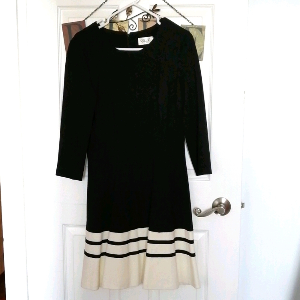 Black and white dress